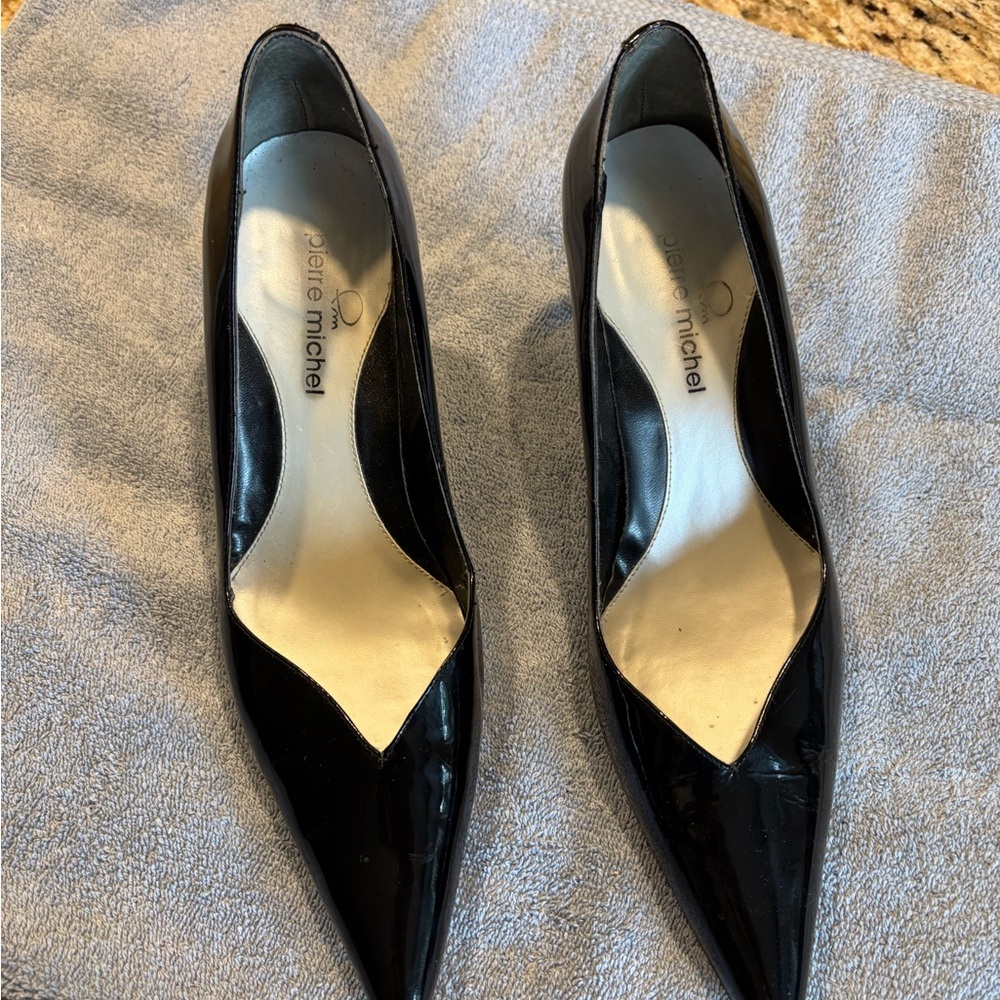 Black Patent Leather Heels